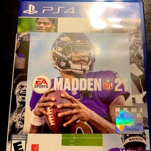 Madden 21, used only once